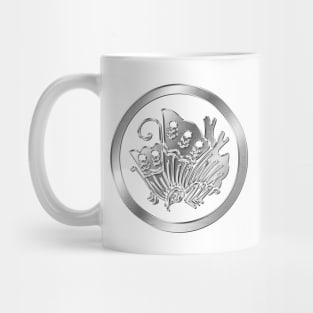 Taira Clan Kamon Silver Chrome Mug